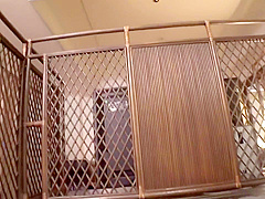 300ntk-817 * Shaved Red Hair Gal Continuous 3 Squeezing