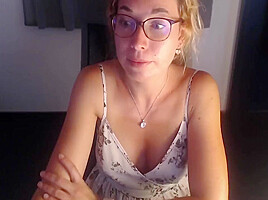 All Wet Webcam Show With Ice Cubes - No Sound