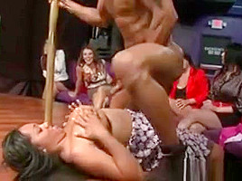 Amateur Party Babes Get Tits Out For Stripper