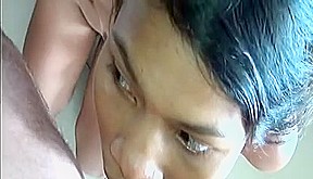 Amateur Thai slut sucks and fucks