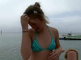Amateur unpaid cuties in brave action