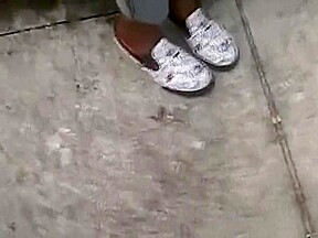 Archive* Janine's Stinky Bare Ebony Feet Tickled