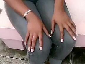 Archive* Janine's Stinky Bare Ebony Feet Tickled