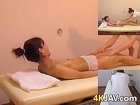 Asian Girl Fingered After A Massage
