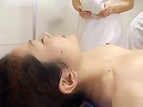 Asian Girl Fucked With Toy Fingered By 2 Masseuses While Steam Comming To H