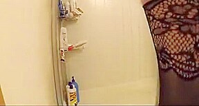 Big Butt BBW Undressing and Taking a Shower