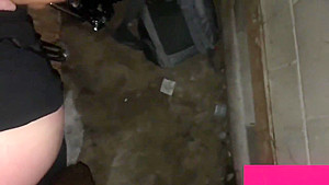 Big butt white girl begs while bound,fucked and creampied