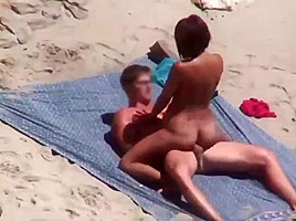 Big tits brunette cumshot on big ass