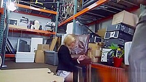 Blondie Blow Milf Hot Milf Banged At The Pawnshop