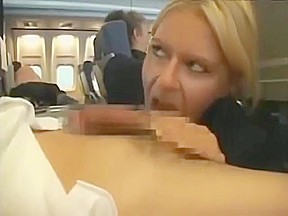 Blowjob In The Plane