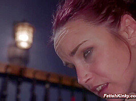 Bound Anal Milf Whipped By Baldheaded Ebony Lezdom