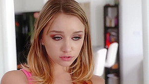 Buddy fucks Aurora Belles teen 18+ pussy behind