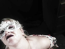Busty MILF CFNM Blowjob Facial Big Natural Tits
