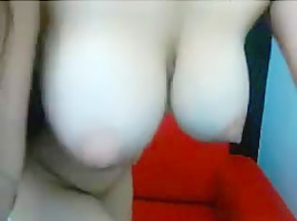 Busty big tit latina teen 18+ masturbates her phat shaved pussy