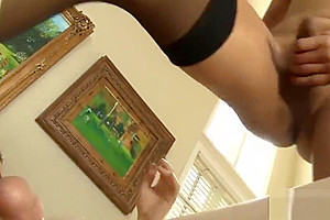 Busty shemale Jessica Fox double anal