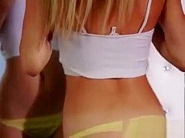 Cheerleaders Play With Each Other While Jocks Are Away