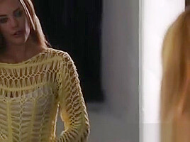 Cheerleaders Play With Each Other While Jocks Are Away