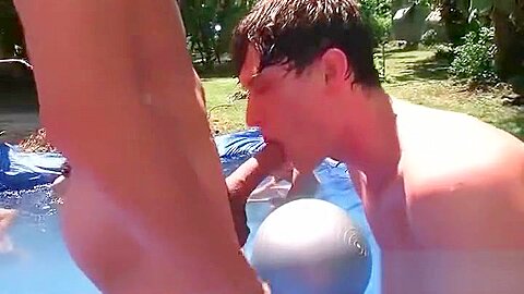 College Freshmen Pledgers Sucking and getting Hazed by Frat Bros