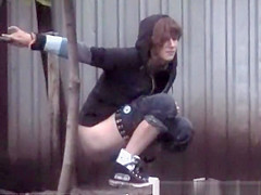 College students 18+ caught peeing outdoors