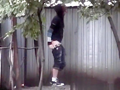 College students 18+ caught peeing outdoors