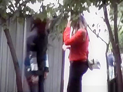 College students 18+ caught peeing outdoors