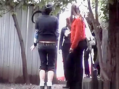College students 18+ caught peeing outdoors