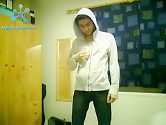 Crazy male in incredible handjob gay porn movie