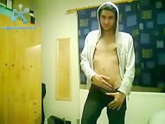 Crazy male in incredible handjob gay porn movie