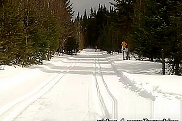 Cross Country Skiing Naked Cabin Blow Job - KinkyFrenchies