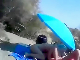 Cuckold Wife At A Beach With Many Onlookers