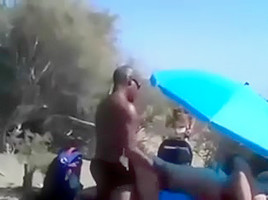 Cuckold Wife At A Beach With Many Onlookers