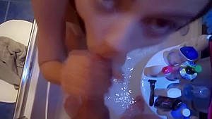 Cute Brunette Teenie Suck Dick For Facial