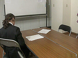 Cute Office Lady Called Tsubaki Strikes And Sucks Cock Again