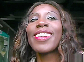 Ebony German Rides Cock