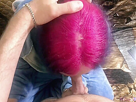 Emo Girlfriend Sucks Lollipop And Something Else In Stitch