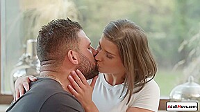 Euro babe Niki Harris doggystyled after being pussy licked