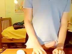 Exotic male in incredible cum shots, handjob gay xxx movie