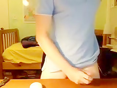 Exotic male in incredible cum shots, handjob gay xxx movie