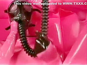 Fabulous amateur Latex, Lesbian porn movie