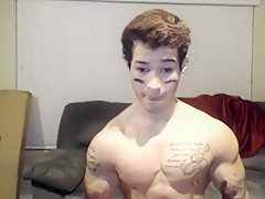 Fabulous male in incredible handjob, amateur homosexual porn movie