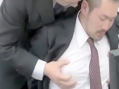 Fabulous male in incredible handjob homo adult scene