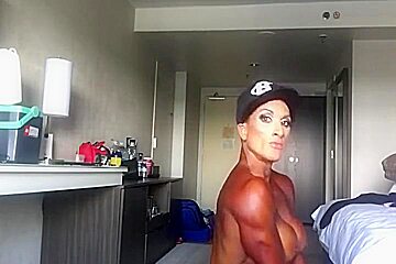 Fbb Topless Posing In The Bedroom