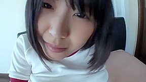 Fetching buxomy asian teenage girl Mayu Kawai is making dude cum