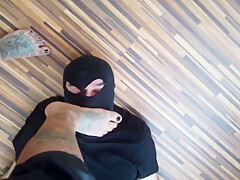 Foot Slave From The Wardrobe