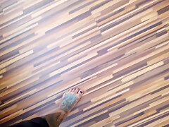 Foot Slave From The Wardrobe