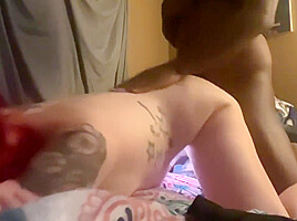 Fucking My Roommates Girl Cute Blonde Pawg Silently Fucks Bbc While Her Baby Step daddy Is Working!