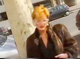 GRANNY CAR AND OUTDOOR GROUP DILDO SEX