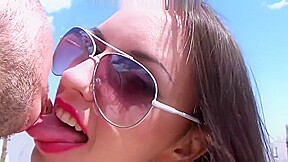 Gf with big clit fucked from behind