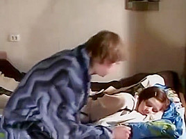 Good morning sex  Young russian skinny teen 18+