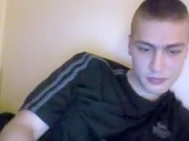 Gorgeous boy cums twice on cam big thick cock